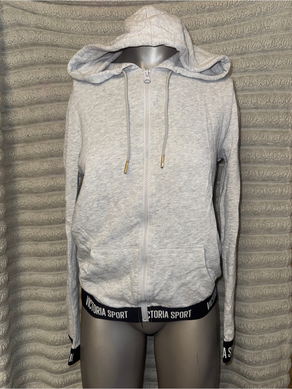 Victoria’s Secret Sport Gray Full Zip Hoodie XS
